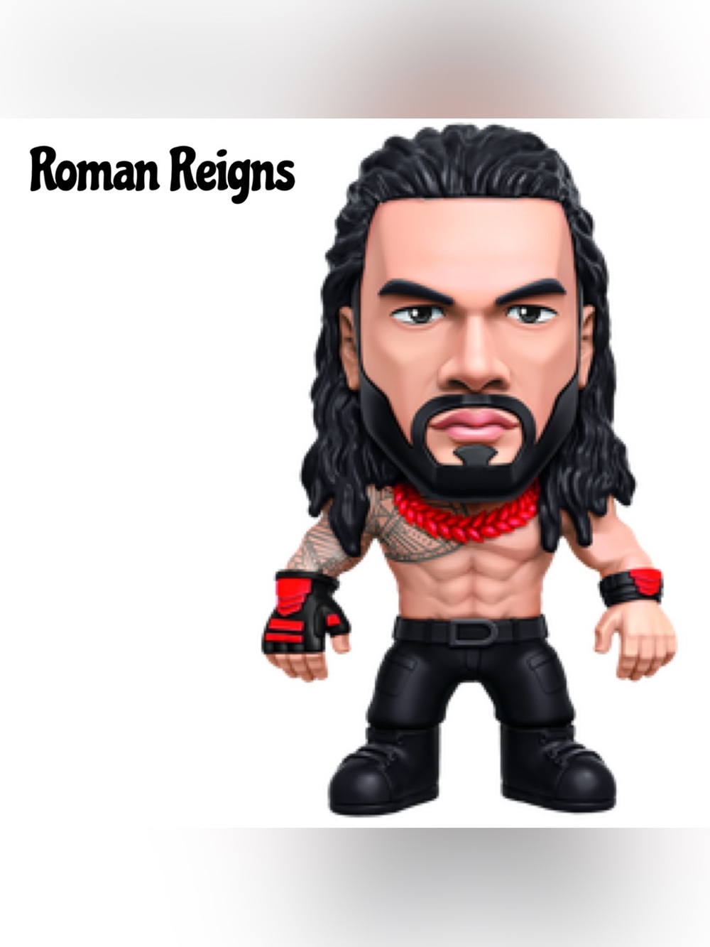 Roman Reigns Black and Red Collectible Figurine